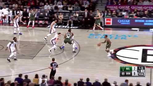 【NBA集錦】布萊德索機(jī)智反吊精確制導(dǎo) 字母哥深入籃下無情碾壓再下一城