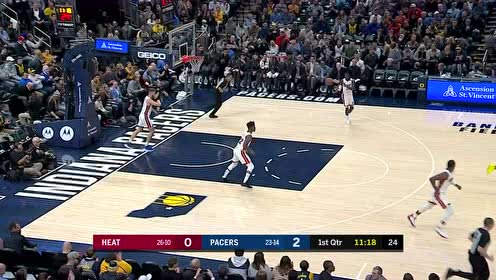【NBA集錦】薩博尼斯籃下強(qiáng)投得手 阿德巴約溜底線反手上籃