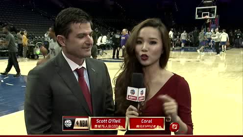 【NBA集錦】賽前連線76人CEO：我愛(ài)中國(guó)人民和美食 為中國(guó)祈福