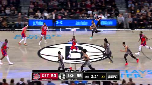【NBA集锦】这都能进 丁威迪空中转身反手上篮把球打进