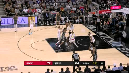 【NBA集錦】阿德突破過人 強(qiáng)殺籃下扣籃打成2+1