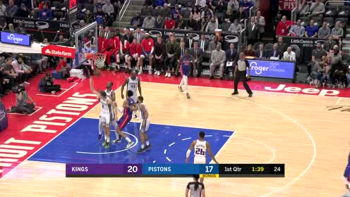 【NBA集錦】伍德強打后仰勾手打進 賈爾斯空切吃餅雙臂炸筐
