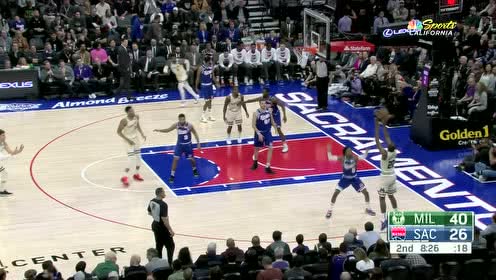 【NBA集錦】辣個男人他來了！米德爾度底角三分張弓搭箭刷網(wǎng)命中