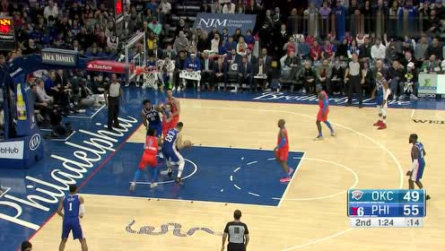 【NBA集錦】舉重若輕 西蒙斯連續(xù)內(nèi)線自如攻筐