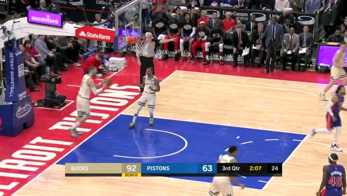 【NBA集锦】大洛弧顶发炮三分空心入网 罗斯反手上篮还以颜色