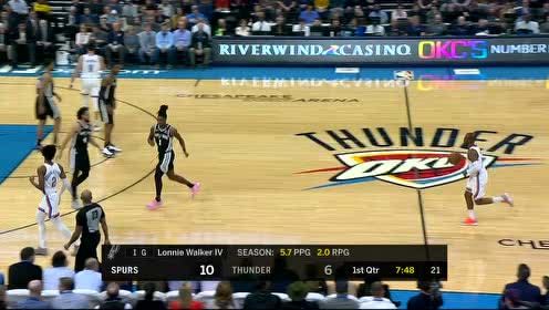 【NBA集錦】阿爾德里奇背打保羅翻身命中 沃克斷球反擊輕松上籃
