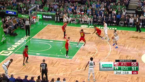 【NBA集錦】啥情況咋不防了？ 塔圖姆掩護(hù)后無人防守三分命中宛若投籃訓(xùn)練