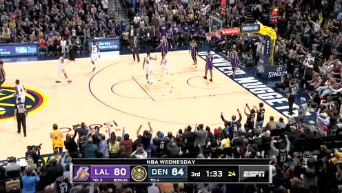 【NBA集锦】就这么被一步过！朗多防守如空气穆雷长驱直入