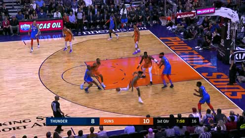 【NBA集錦】保羅傳球路線被識破 烏布雷搶斷快攻騰飛劈扣如春雷乍響