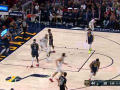 【NBA集锦】法国铁塔高耸入云 戈贝尔霸王举鼎双手重扣