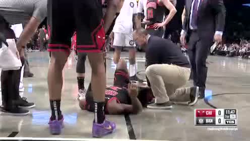 【NBA集錦】開場就遭重創(chuàng)！鄧恩痛苦倒地之后一瘸一拐走下場