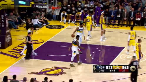 【NBA集錦】誰說我只會(huì)走左路 錫安再次單打濃眉打成2+1