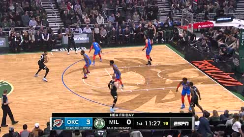 【NBA集錦】開場(chǎng)猛如虎 雄鹿優(yōu)秀戰(zhàn)術(shù)助字母哥輕松空切雙臂暴扣