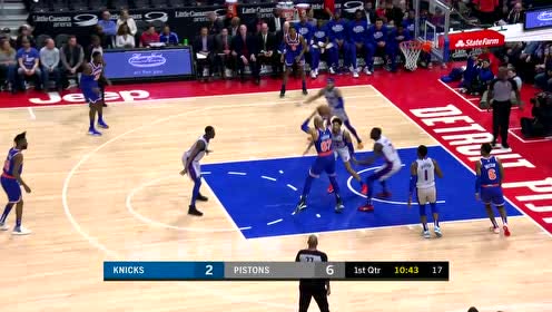 【NBA集锦】真以为我不会进攻? 佩顿掩护后中投一击即中