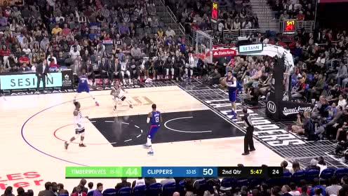【NBA集锦】高炮台挡不住 唐斯外线轻松发射紧咬比分