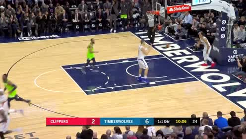 【NBA集锦】唐斯长传连线 比斯利底角三分一箭穿心