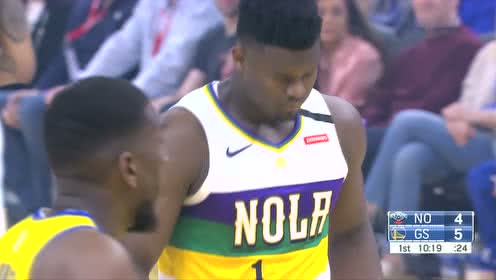 【NBA集錦】帕斯卡爾直接被碾壓 錫安靈活轉(zhuǎn)身強(qiáng)壓上籃收入2+1