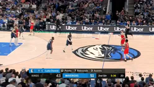 【NBA集錦】得分為啥如此簡單 東契奇后撤步不講理三分空心入筐