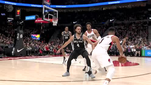 【NBA集锦】就是两个字潇洒！安东尼三分线外接球空心命中