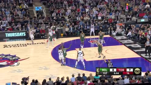 【NBA集锦】突施冷箭!洛瑞急停三分一箭穿心