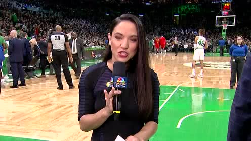 【NBA集錦】致敬老兵！ 丹尼-安吉賽前向老卡特贈(zèng)送禮物