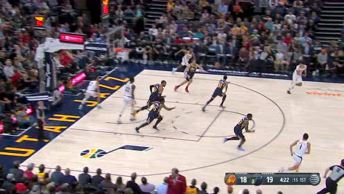 【NBA集锦】百发百中的命中率!米切尔第3记三分扬手就扔轻松飙进