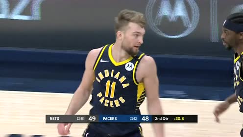 【NBA集錦】團(tuán)隊(duì)配合爐火純青 薩博尼斯妙傳沃倫雙手暴扣