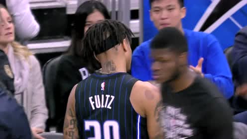 【NBA集锦】富尼耶灵性抢断反击 富尔茨抢下篮板反手补篮命中