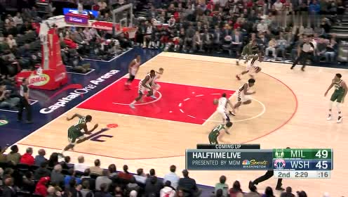 【NBA集錦】內(nèi)皮爾鬼手搶斷 比爾反擊暴扣字母哥也只能目送