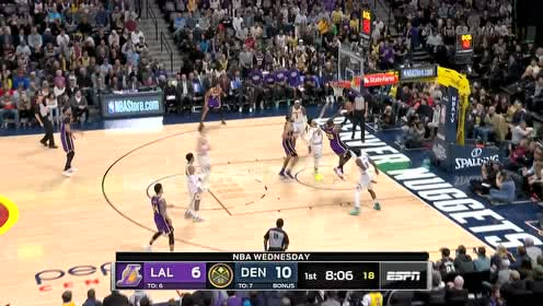 【NBA集锦】詹皇无解突破上篮虎虎生风 麦基篮下吃饼如鱼得水