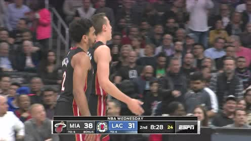 【NBA集錦】這就是被低估的熱火 加比-文森特弧頂補射三分