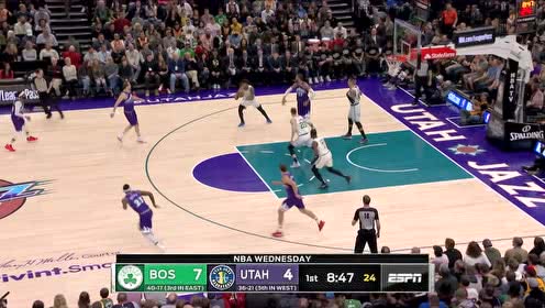 【NBA集錦】快攻就在一瞬之間 斯瑪特妙傳塔圖姆快攻暴扣