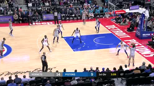 【NBA集锦】眼上装了瞄准器 布里奇斯只面对手干拔跳投三分稳命中