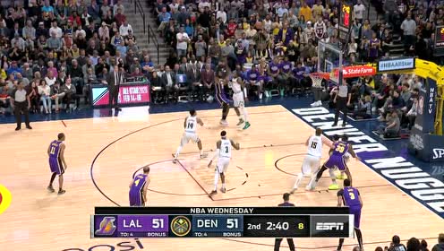 【NBA集锦】年轻时候就直接扣了 詹皇连续三威胁中投命中