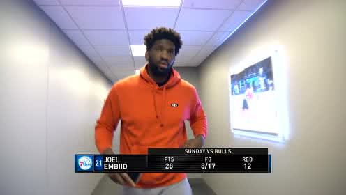 【NBA集錦】有點(diǎn)火藥味 恩比德在觀眾的一片噓聲中入場