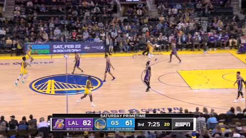 【NBA集锦】别忘了我也有三分爆发力 詹姆斯接浓眉传球三分命中