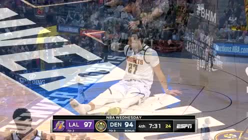 【NBA集锦】直上云霄九重天 詹皇霸气暴扣穆雷无奈坐地叹息
