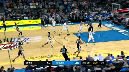 【NBA集錦】懷特分球禁區(qū) 阿爾德里奇順下接球暴扣終結(jié)