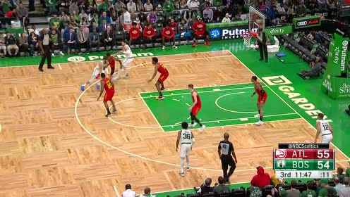 【NBA集錦】塔圖姆眼觀六路精準(zhǔn)分球 沃克虛晃一槍急停跳投出手就有