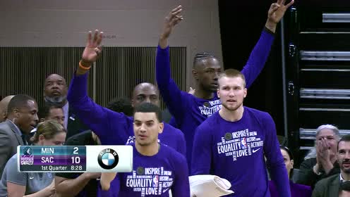 【NBA集锦】没有丝毫犹豫!福克斯果断三分出手一发入魂