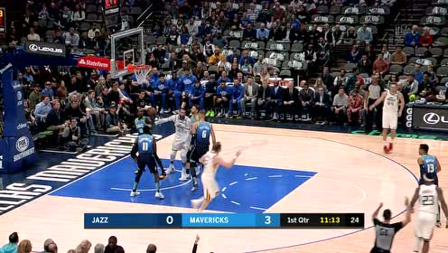 【NBA集錦】開場手感就有！米切爾后撤步三分手起刀落