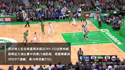 【NBA集錦】2月22日凱爾特人vs森林狼 塔圖姆對決拉塞爾爭連勝