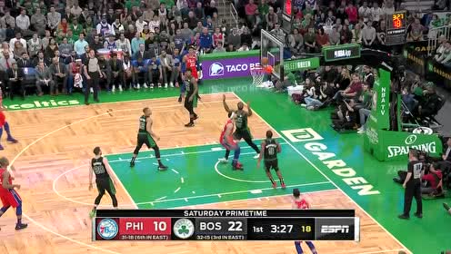 【NBA集錦】莫要擋我 西蒙斯反擊推進(jìn)上籃不中順勢暴力補(bǔ)扣