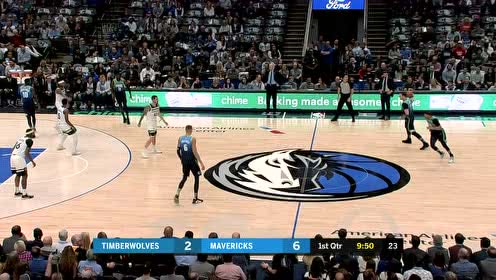 【NBA集锦】手感说来就来 小库里外线三分一箭穿心