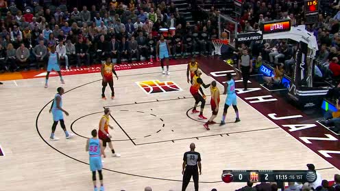 【NBA集锦】热火打得火热 巴特开场青蛙起跳抬手上篮