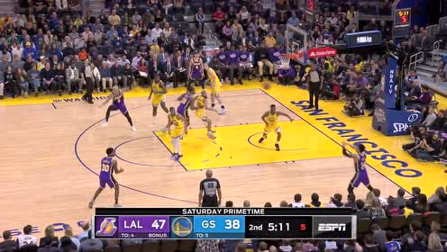 【NBA集锦】底角三分百步穿杨 库兹马大范围转移格林三分穿心