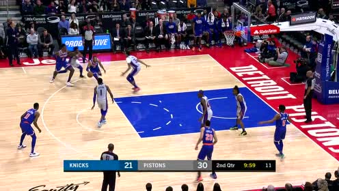 【NBA集锦】老猎手的靶心永远指向猎物 艾灵顿穿花绕步急停中投空心入网