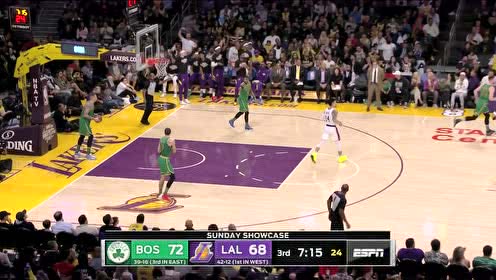 【NBA集錦】這就是典型湖凱之爭(zhēng)！濃眉連中三分對(duì)飆塔圖姆