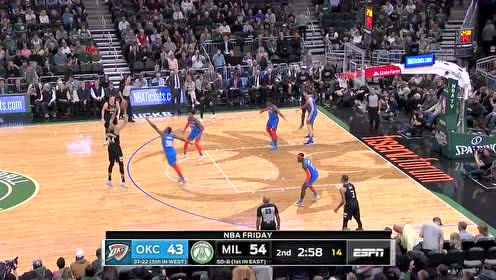 【NBA集錦】MVP的自信 字母哥三分線外開炮一擊即中