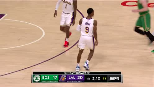 【NBA集錦】不愧組織型中鋒 朗多前場(chǎng)籃板背傳濃眉哥